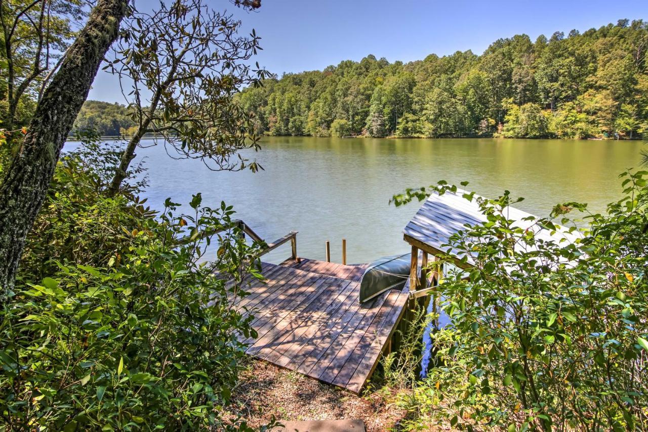 Lakefront Mountain Rest Cottage With Gas Fireplace! Walhalla 外观 照片